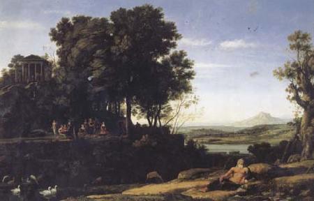 Claude Lorrain Landscape with Apollo and the Muses (mk17) oil painting image